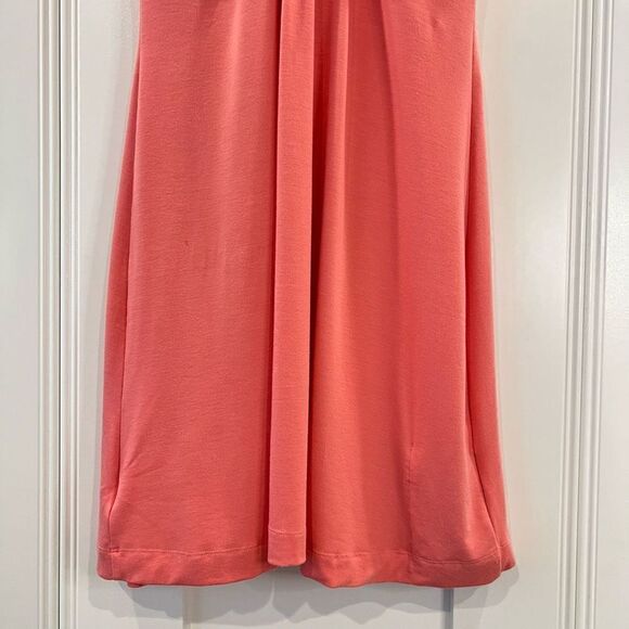 Horny Toad Women’s Large Coral Pink Athletic Mini Tennis Dress Sleeveless Seahor - Picture 8 of 14